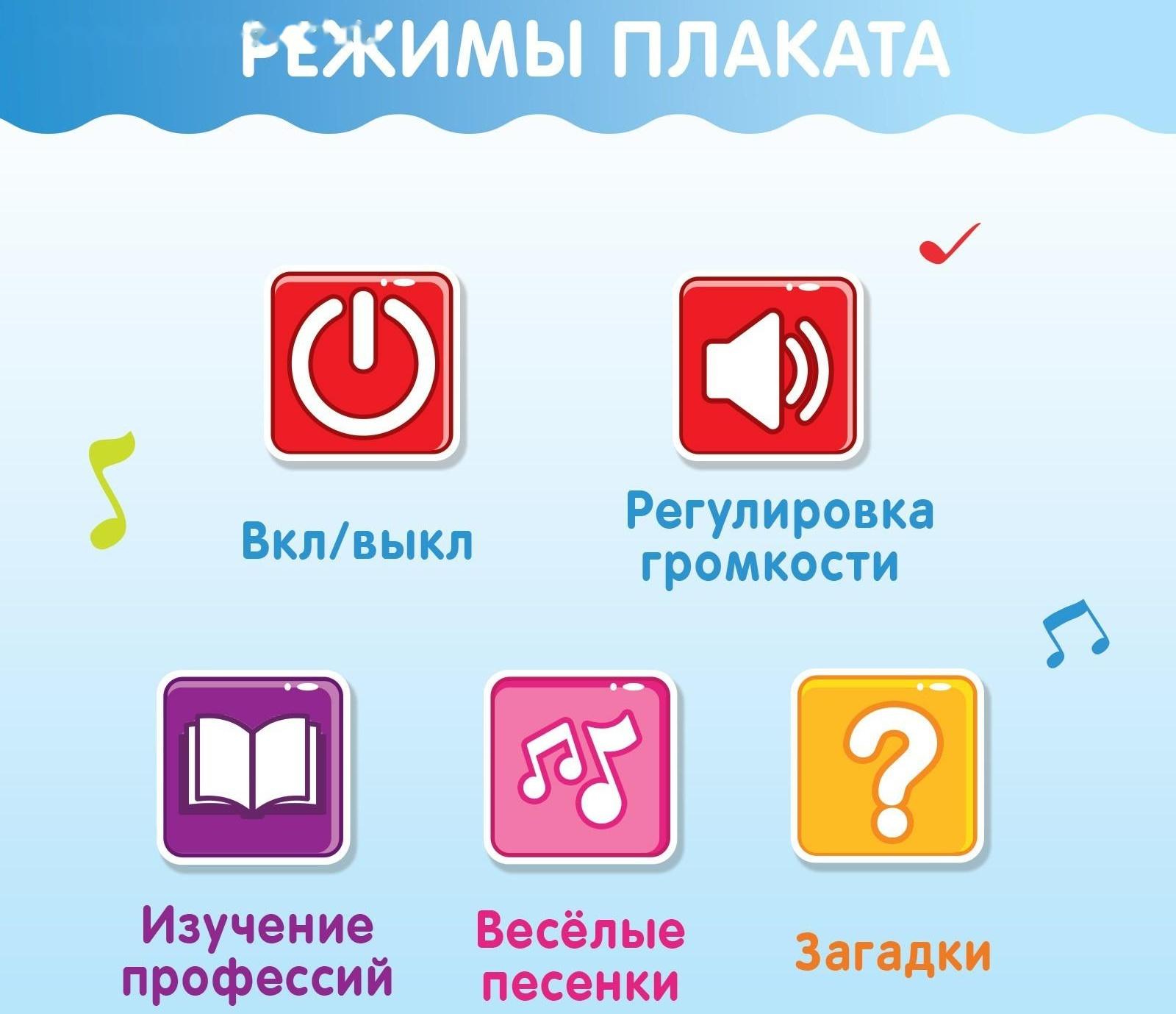 Говорящий плакат «Изучаем профессии»