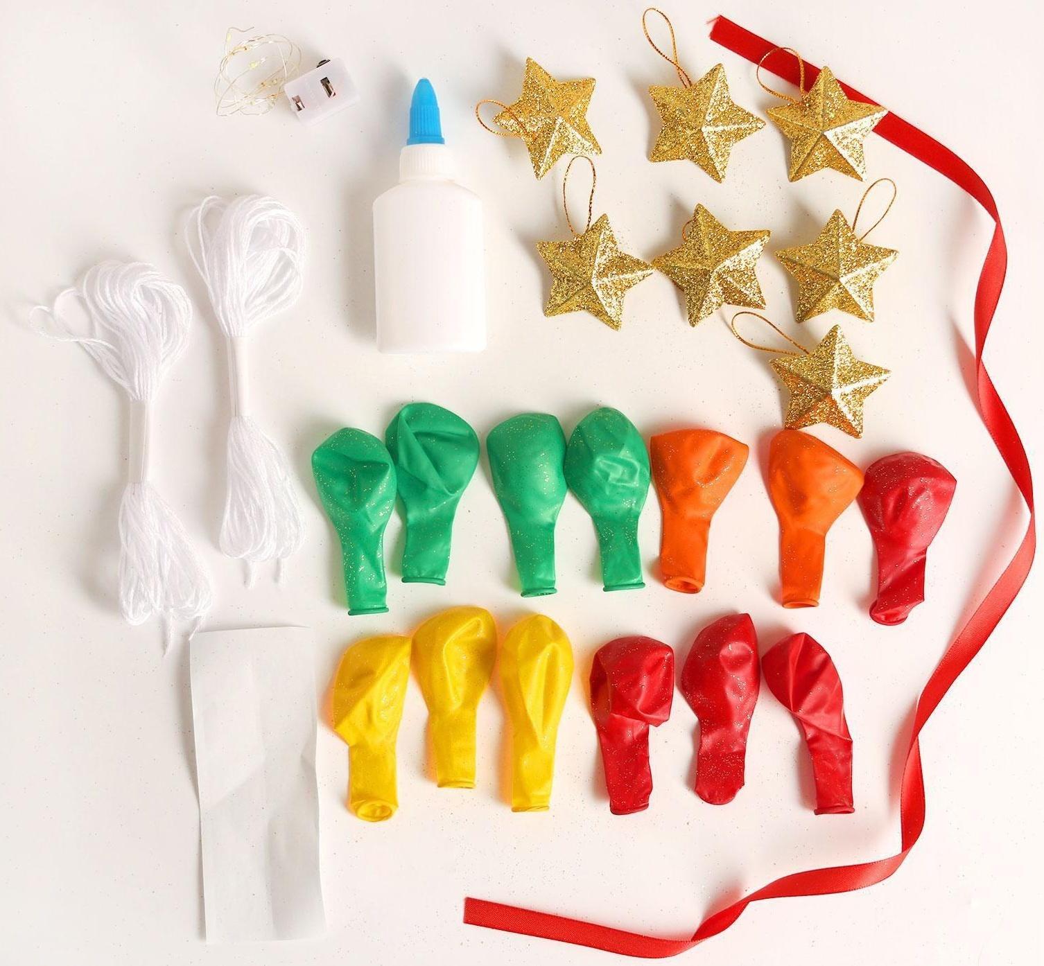 Набор для творчества «Новогодняя гирлянда из ниток своими руками»