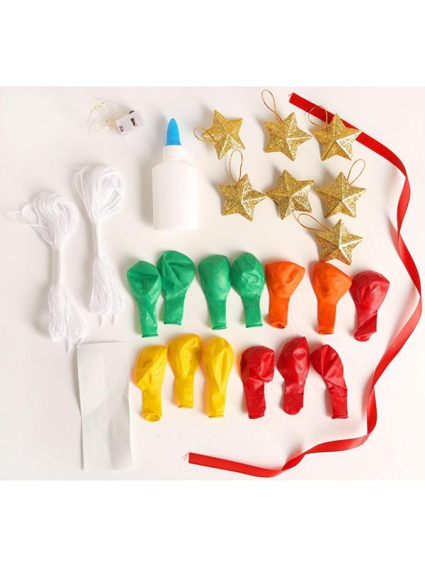 Набор для творчества «Новогодняя гирлянда из ниток своими руками»