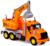 Экскаватор «Профи» инерционный цвет оранжевый, световые и звуковые эффекты