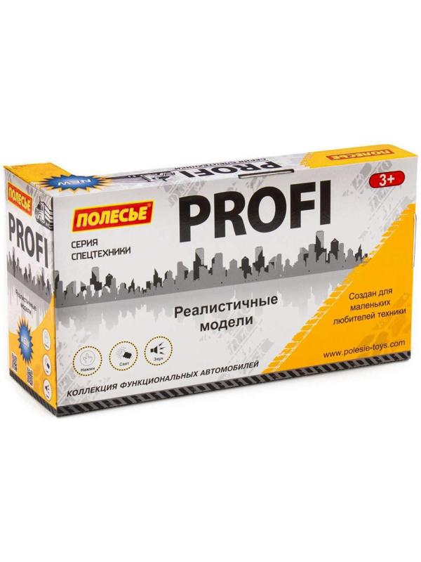 Экскаватор «Профи» инерционный цвет оранжевый, световые и звуковые эффекты