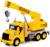 Кран «Профи», инерционный, световые и звуковые эффекты, цвет жёлтый