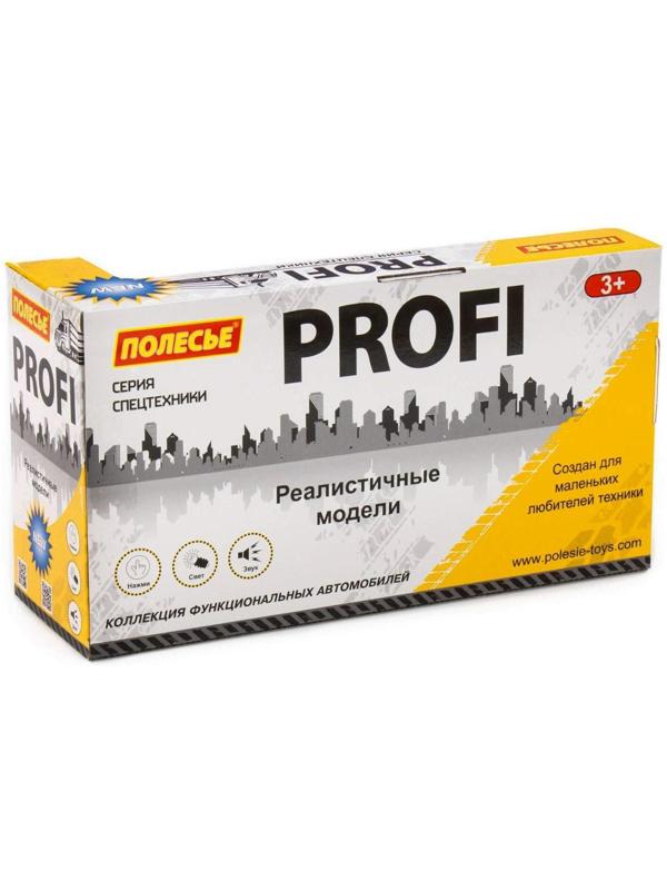 Кран «Профи», инерционный, световые и звуковые эффекты, цвет жёлтый