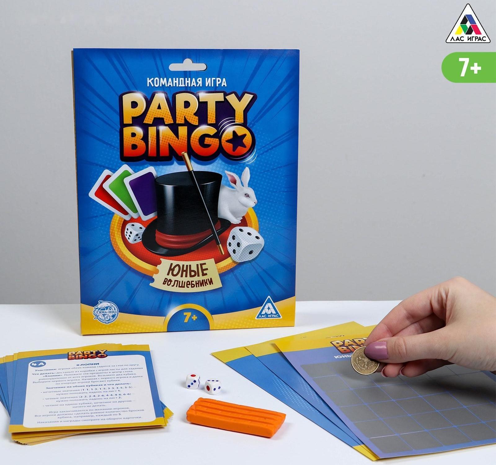 Командная игра «Party Bingo. Юные волшебники», 7+