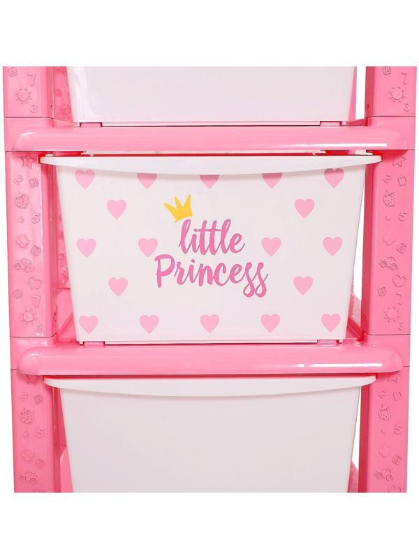 Комод детский «Принцесса «, 5 секции