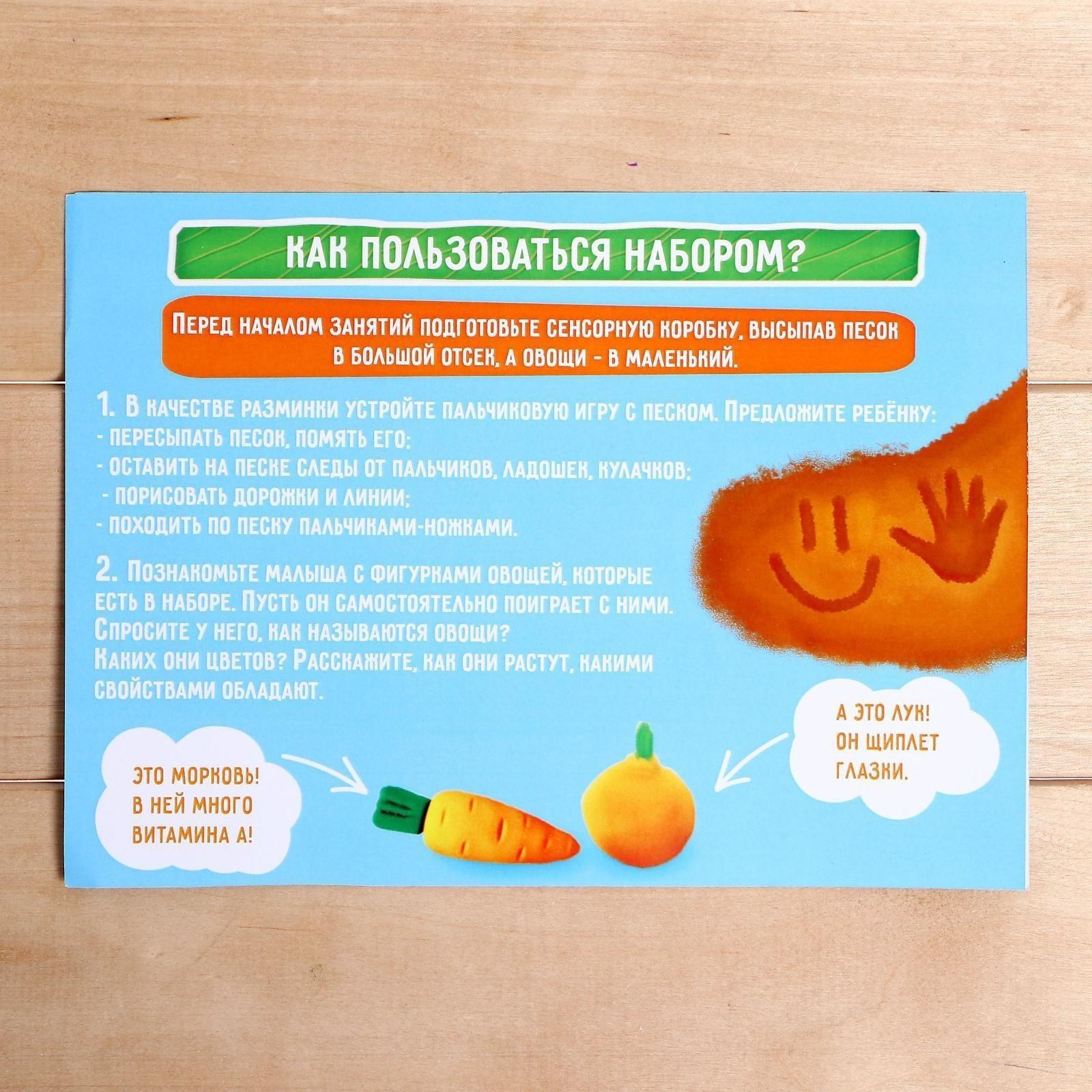 Сенсорная коробка «Весёлый огород»