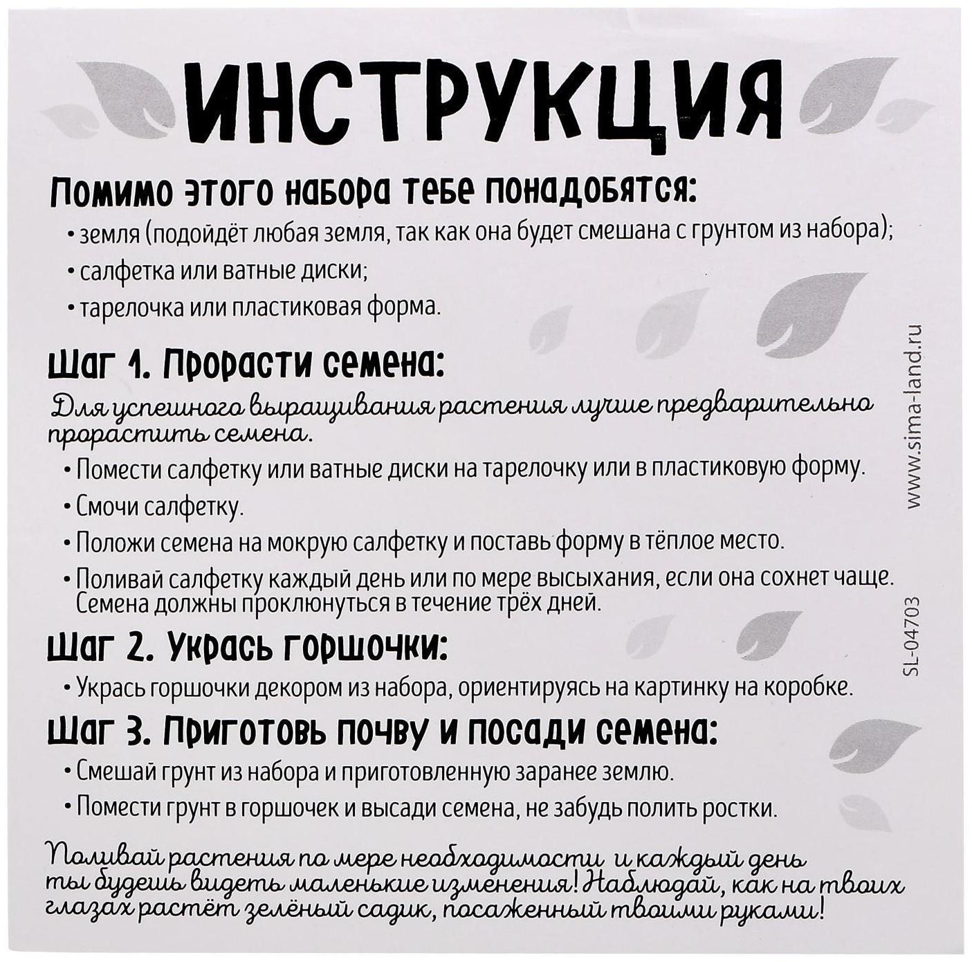 Набор для выращивания травки «Милый садик», принцесса