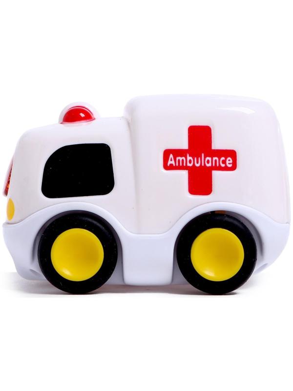 Музыкальная игрушка «Машина скорой помощи», звук, свет, цвет белый