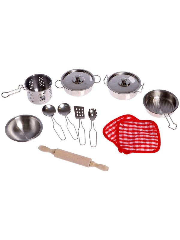 Набор металлической посуды «Готовим ужин»