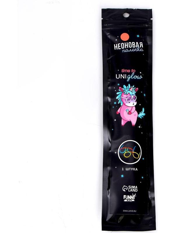 Неоновая палочка Time to uniglow, очки, 1 шт.