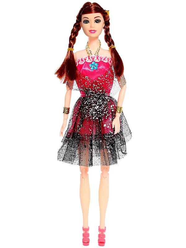 Кукла-модель шарнирная «Алла» в платье, МИКС