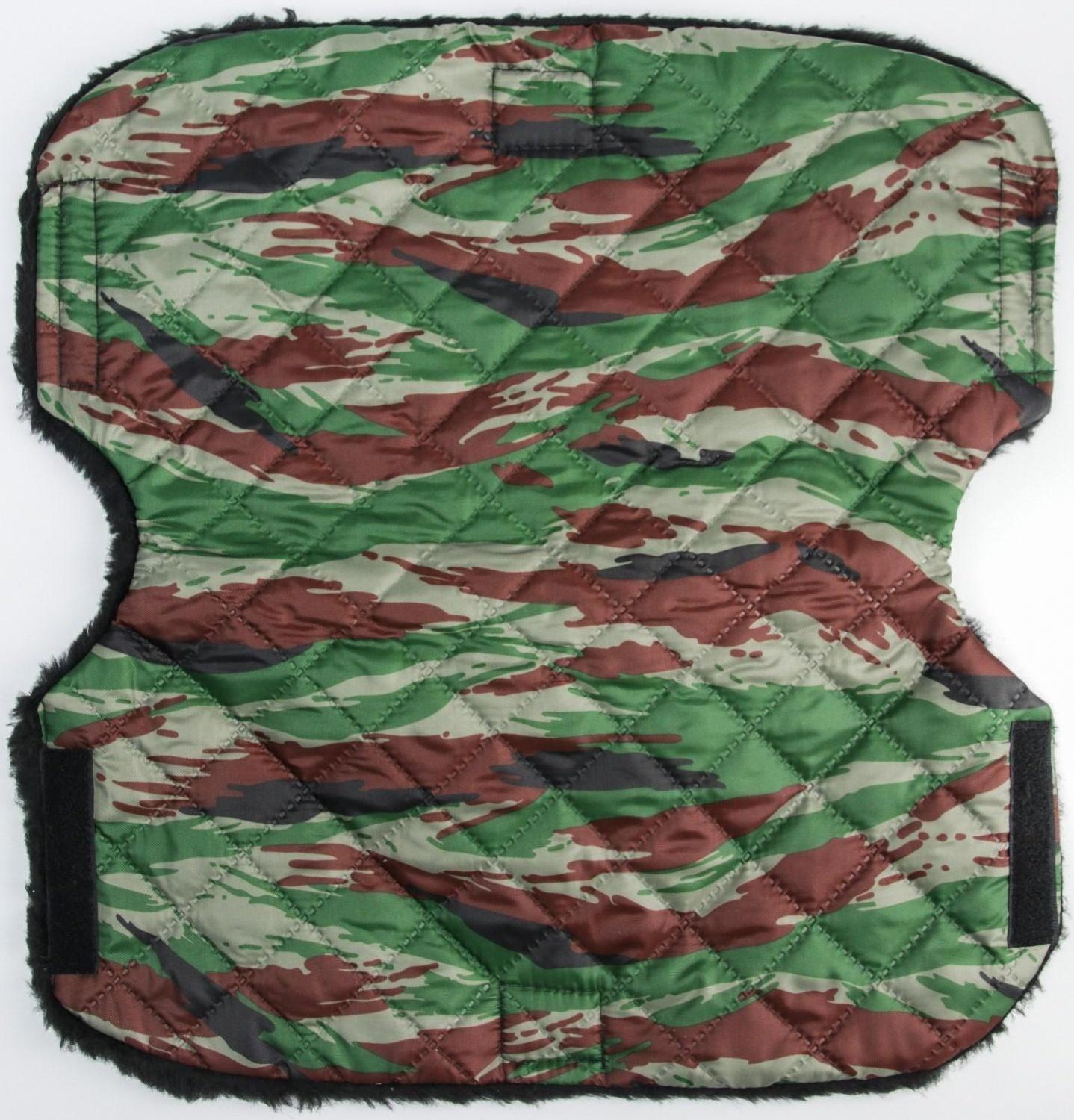 Муфта на ручку коляски, стеганная, цвет камуфляж
