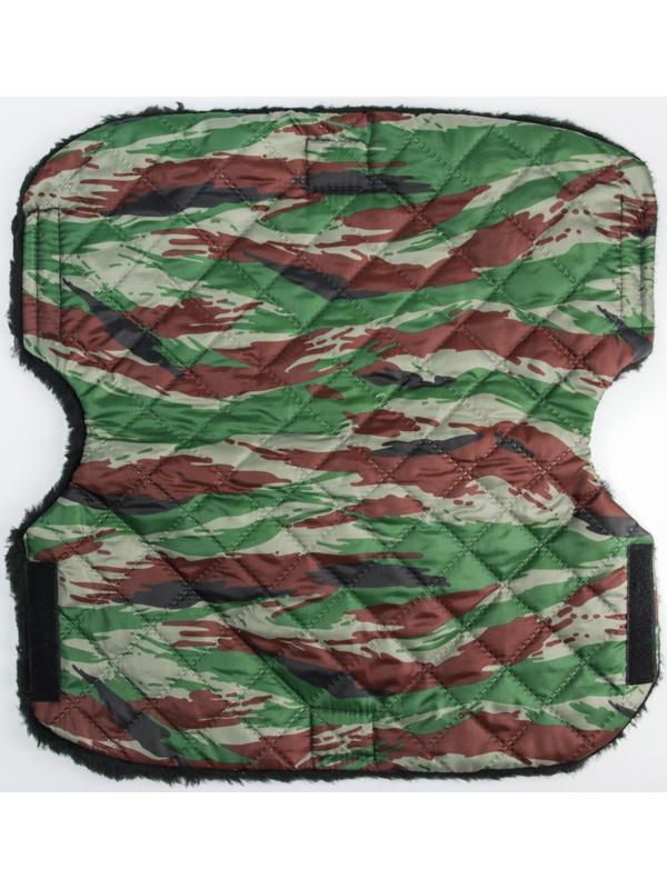 Муфта на ручку коляски, стеганная, цвет камуфляж