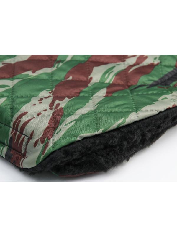 Муфта на ручку коляски, стеганная, цвет камуфляж