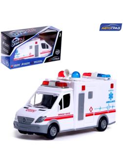 Машина «Скорая помощь», работает от батареек, световые и звуковые эффекты
