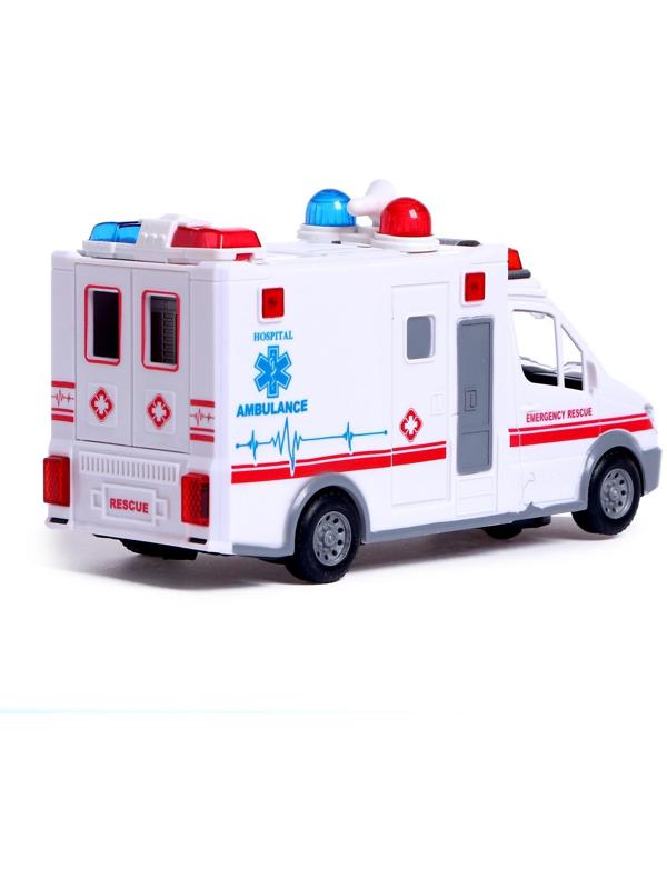 Машина «Скорая помощь», работает от батареек, световые и звуковые эффекты