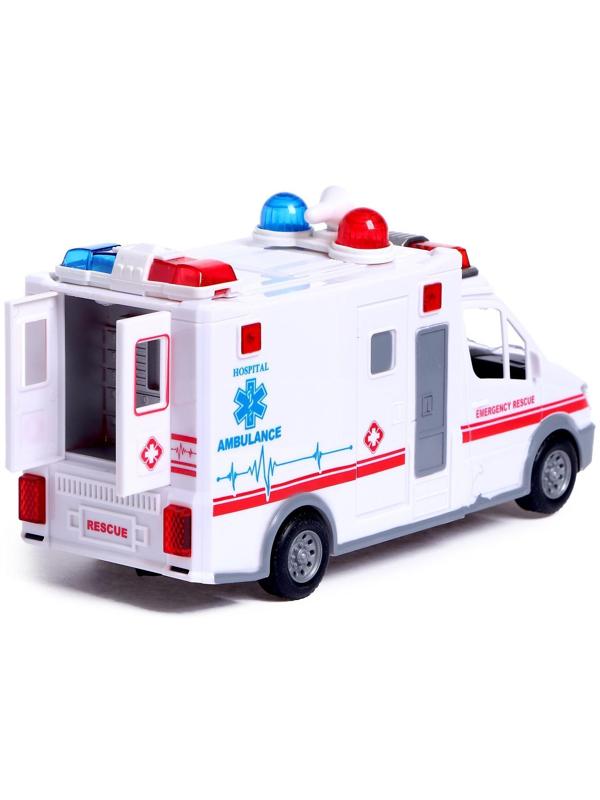 Машина «Скорая помощь», работает от батареек, световые и звуковые эффекты