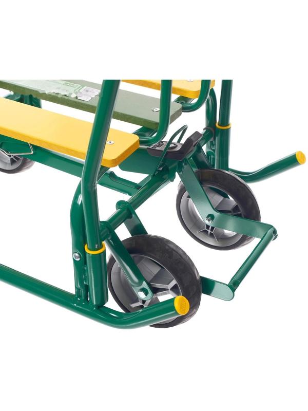 Санки «Ветерок 7 универсал», цвет зелёный