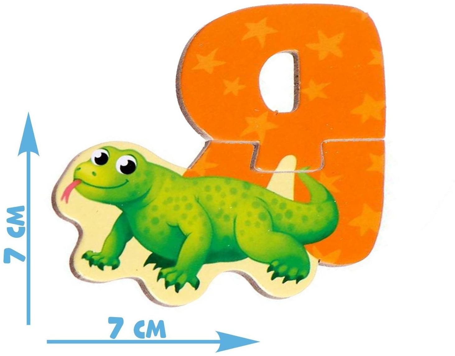 Макси-пазлы «Собираем алфавит», 62 детали