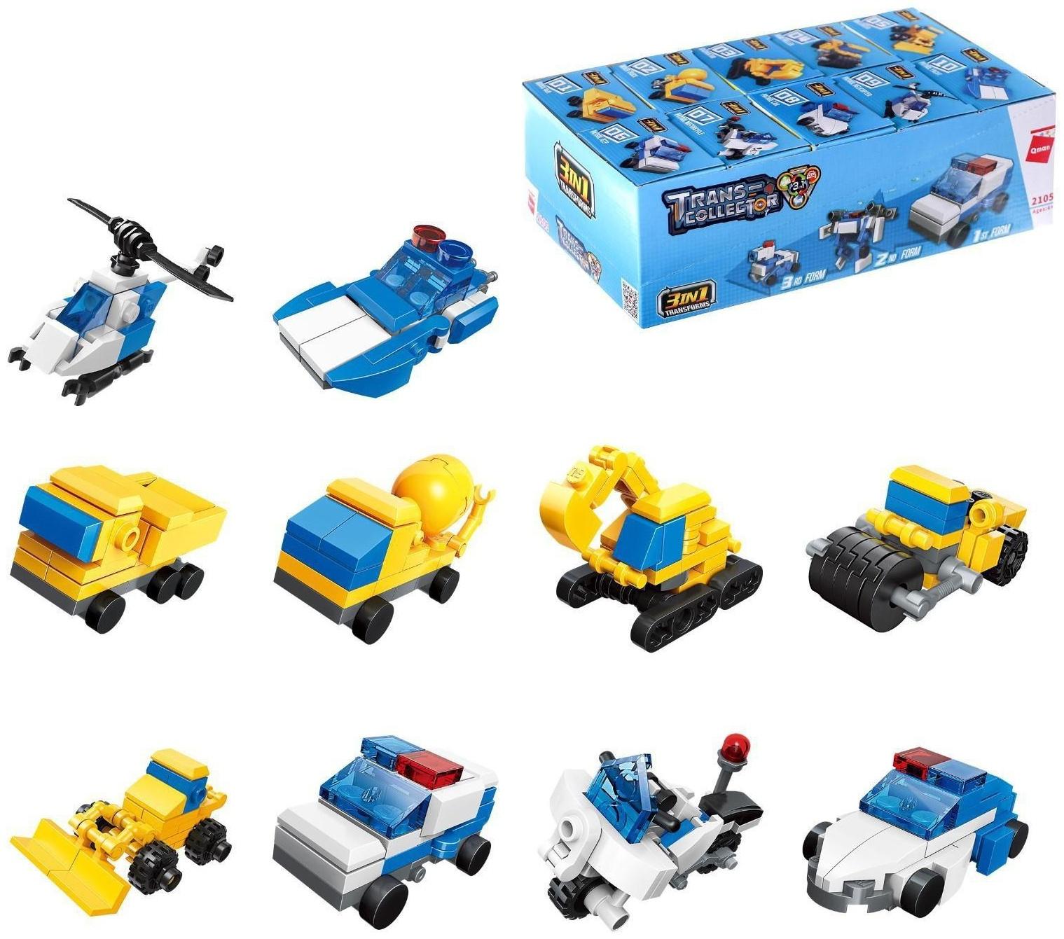 Конструктор «Транспорт», 10 видов, МИКС