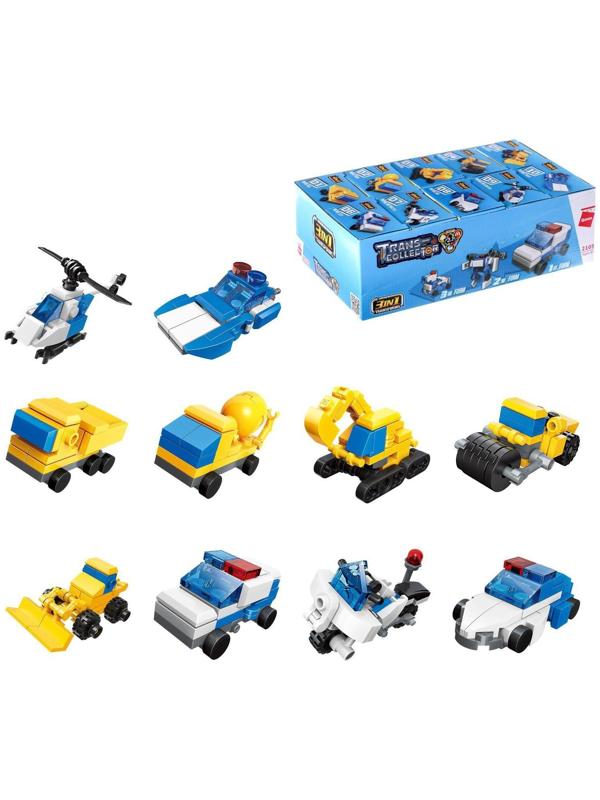 Конструктор «Транспорт», 10 видов, МИКС