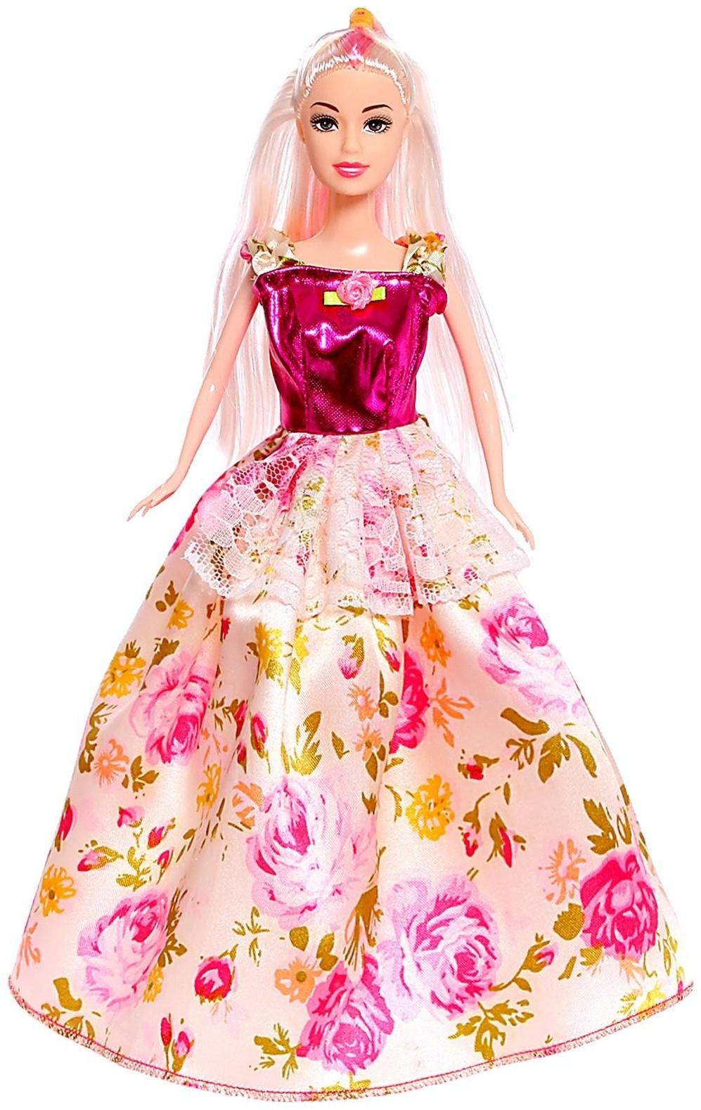 Кукла-модель «Даша» в платье, с аксессуарами