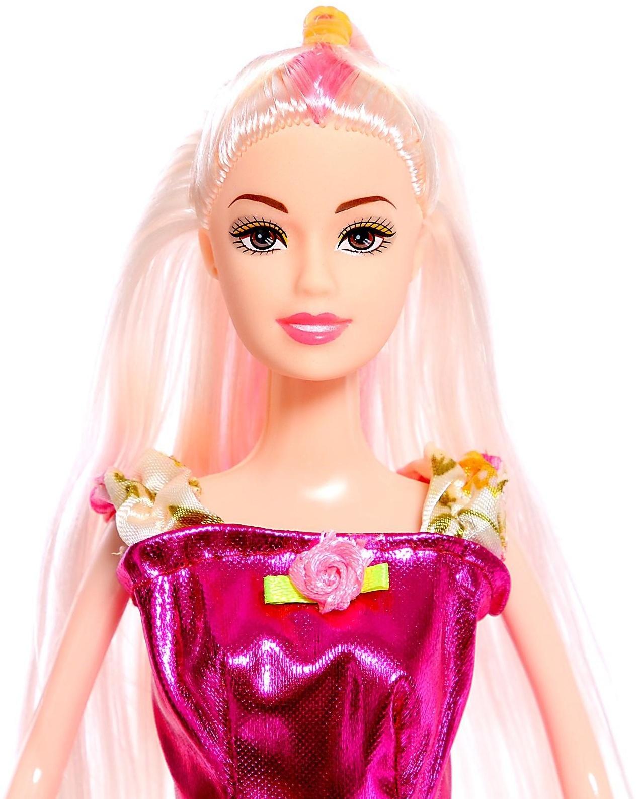 Кукла-модель «Даша» в платье, с аксессуарами