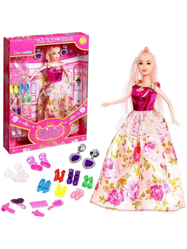 Кукла-модель «Даша» в платье, с аксессуарами
