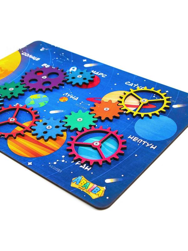 Бизиборды шестерёнки «Космос»