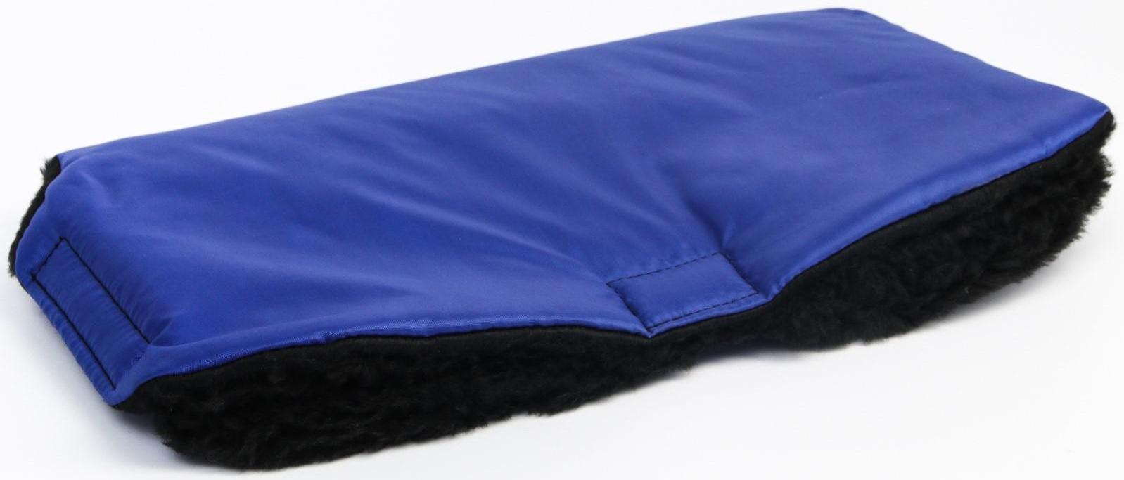 Муфта на ручку коляски, цвет синий