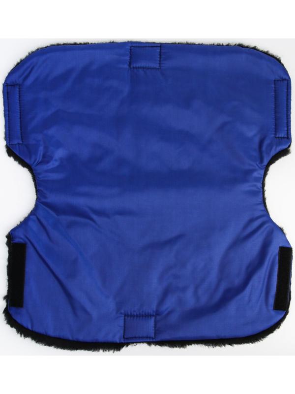 Муфта на ручку коляски, цвет синий