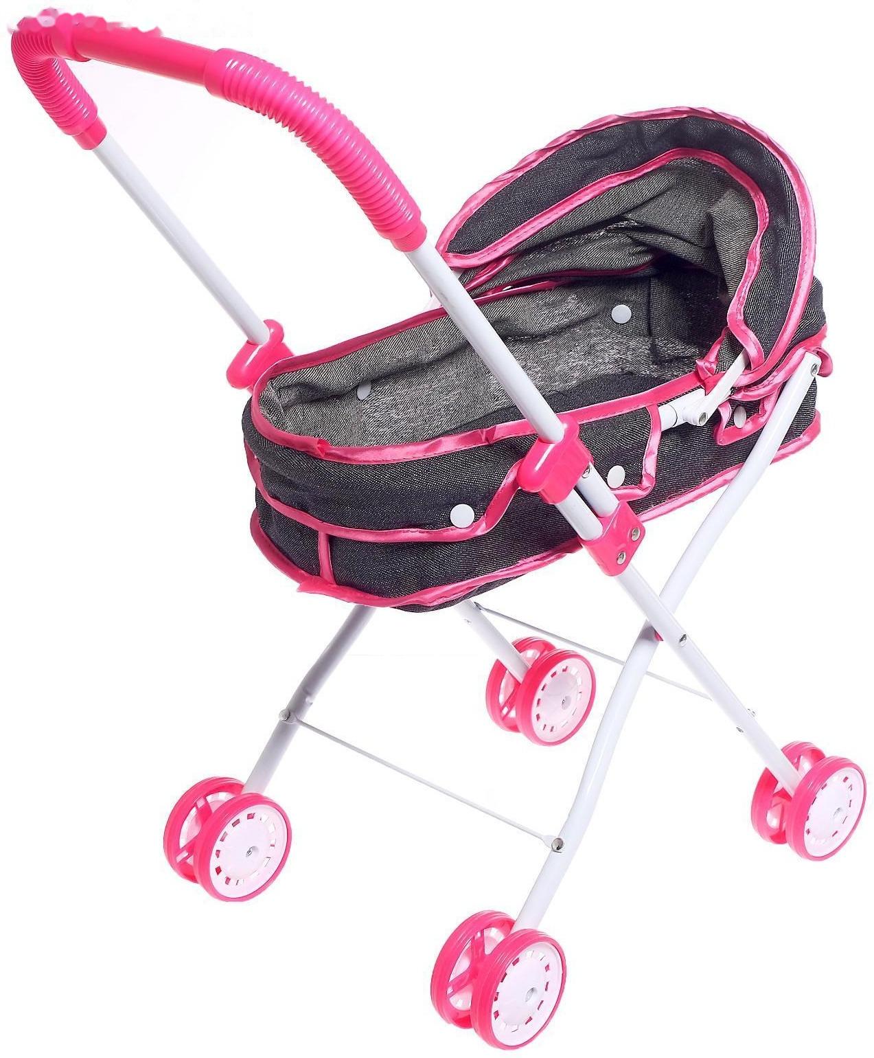 Коляска универсальная для кукол, металлический каркас