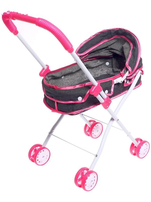 Коляска универсальная для кукол, металлический каркас