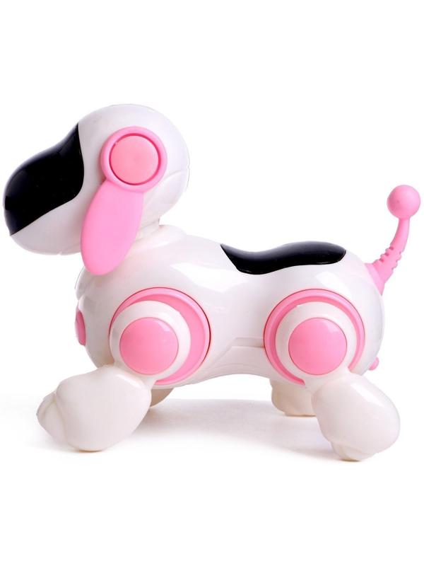 Собачка-робот «Умная Лотти», ходит, поёт, работает от батареек, цвет розовый