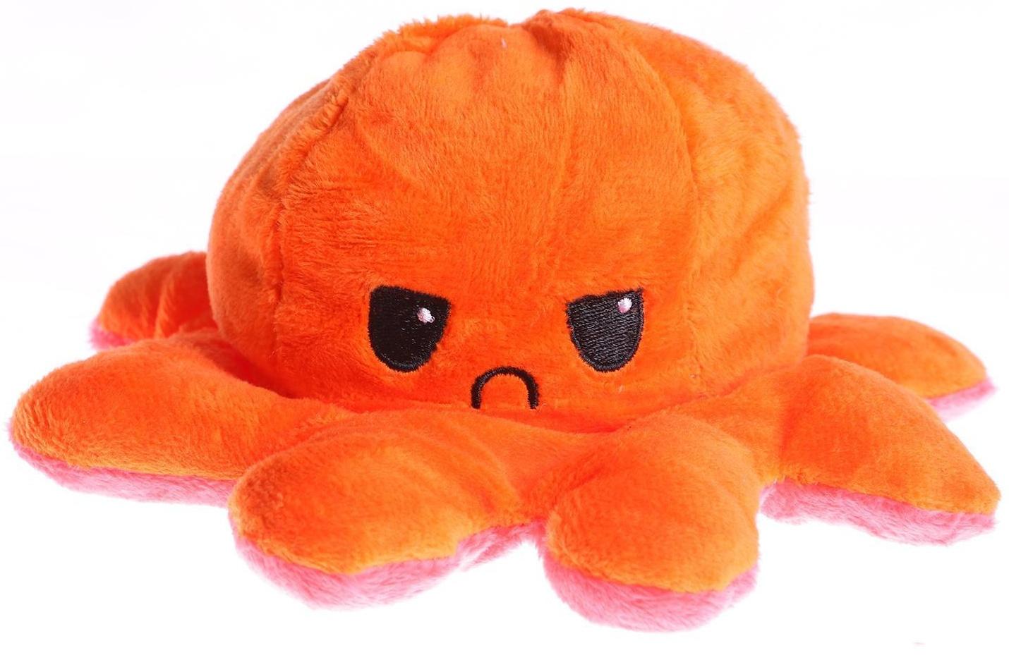 Мягкая игрушка-трансформер «Осьминог перевёртыш», 10 см, цвета МИКС