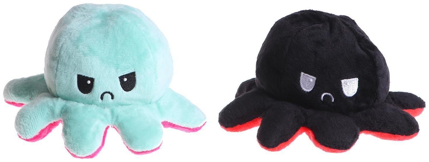 Мягкая игрушка-трансформер «Осьминог перевёртыш», 10 см, цвета МИКС