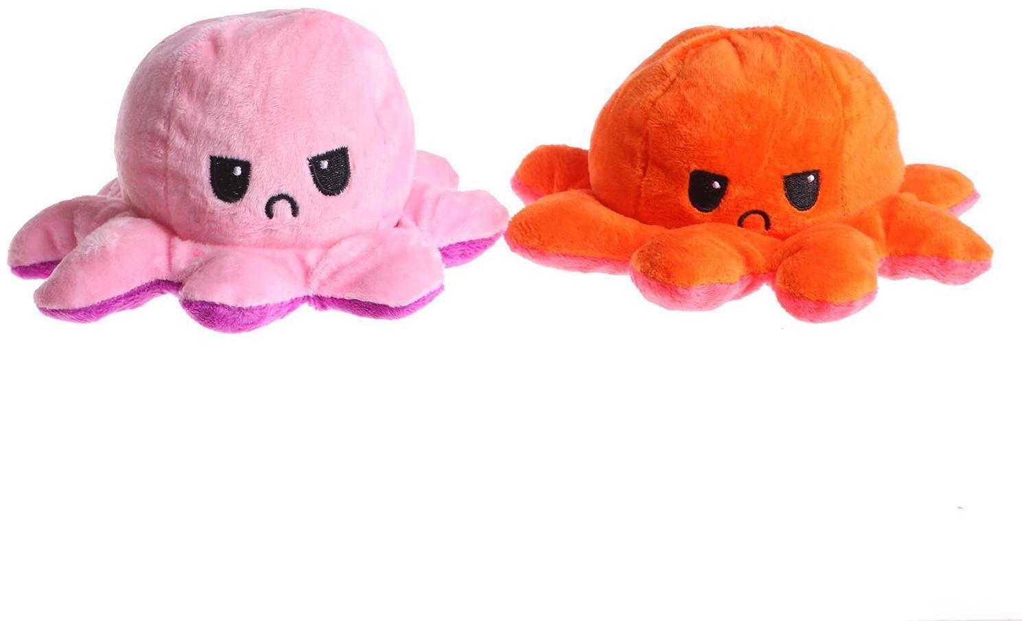 Мягкая игрушка-трансформер «Осьминог перевёртыш», 10 см, цвета МИКС