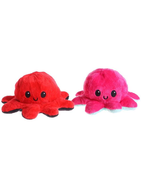 Мягкая игрушка-трансформер «Осьминог перевёртыш», 10 см, цвета МИКС