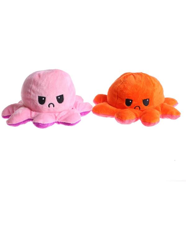 Мягкая игрушка-трансформер «Осьминог перевёртыш», 10 см, цвета МИКС