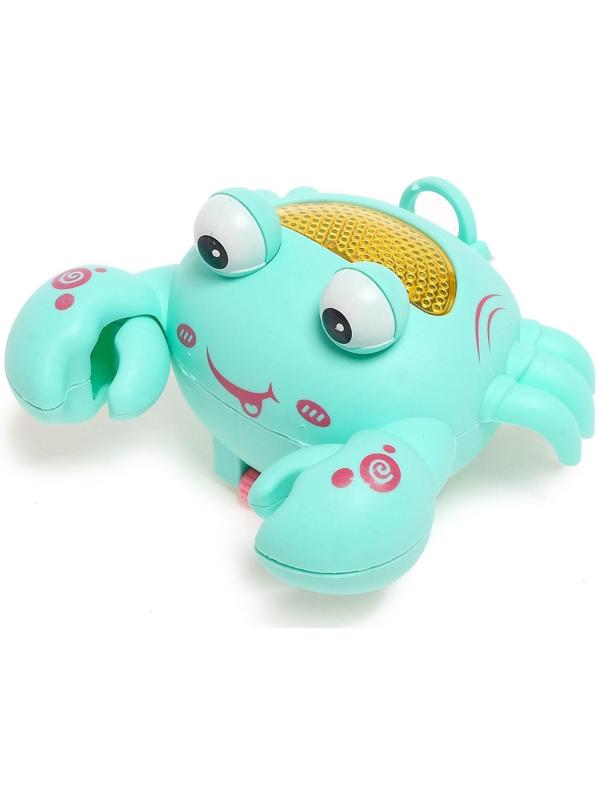 Игрушка заводная «Краб», световые эффекты, цвета МИКС