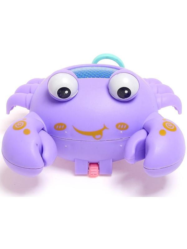 Игрушка заводная «Краб», световые эффекты, цвета МИКС