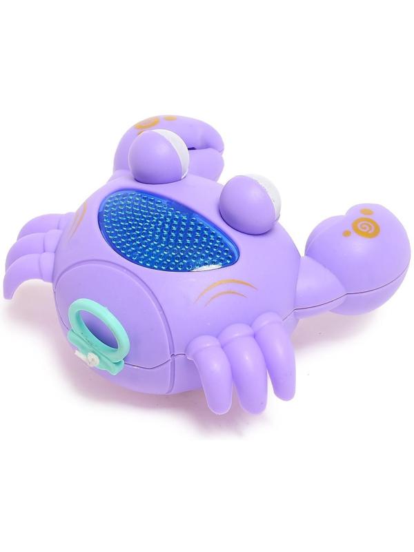 Игрушка заводная «Краб», световые эффекты, цвета МИКС