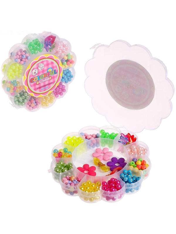 Набор для бисероплетения «Цветочек», в пластиковом контейнере