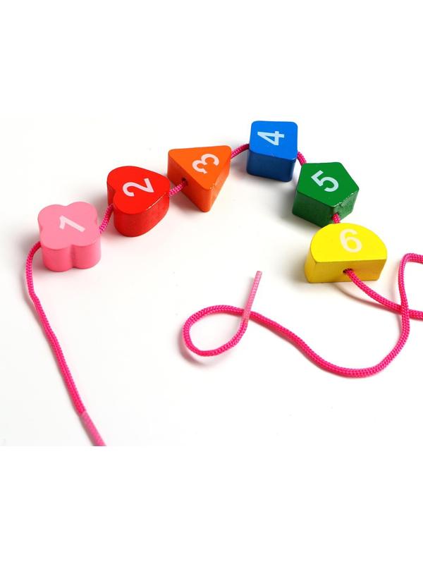 Развивающие часы 3в1 «Пингвин» (часы, рамка-вкладыш, шнуровка) 17,5х17,5х3 см