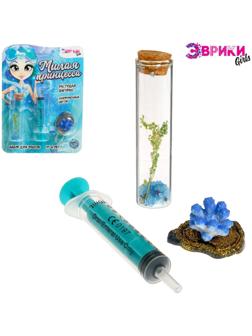 Набор для опытов «Милая принцесса», колба с цветком и растушка