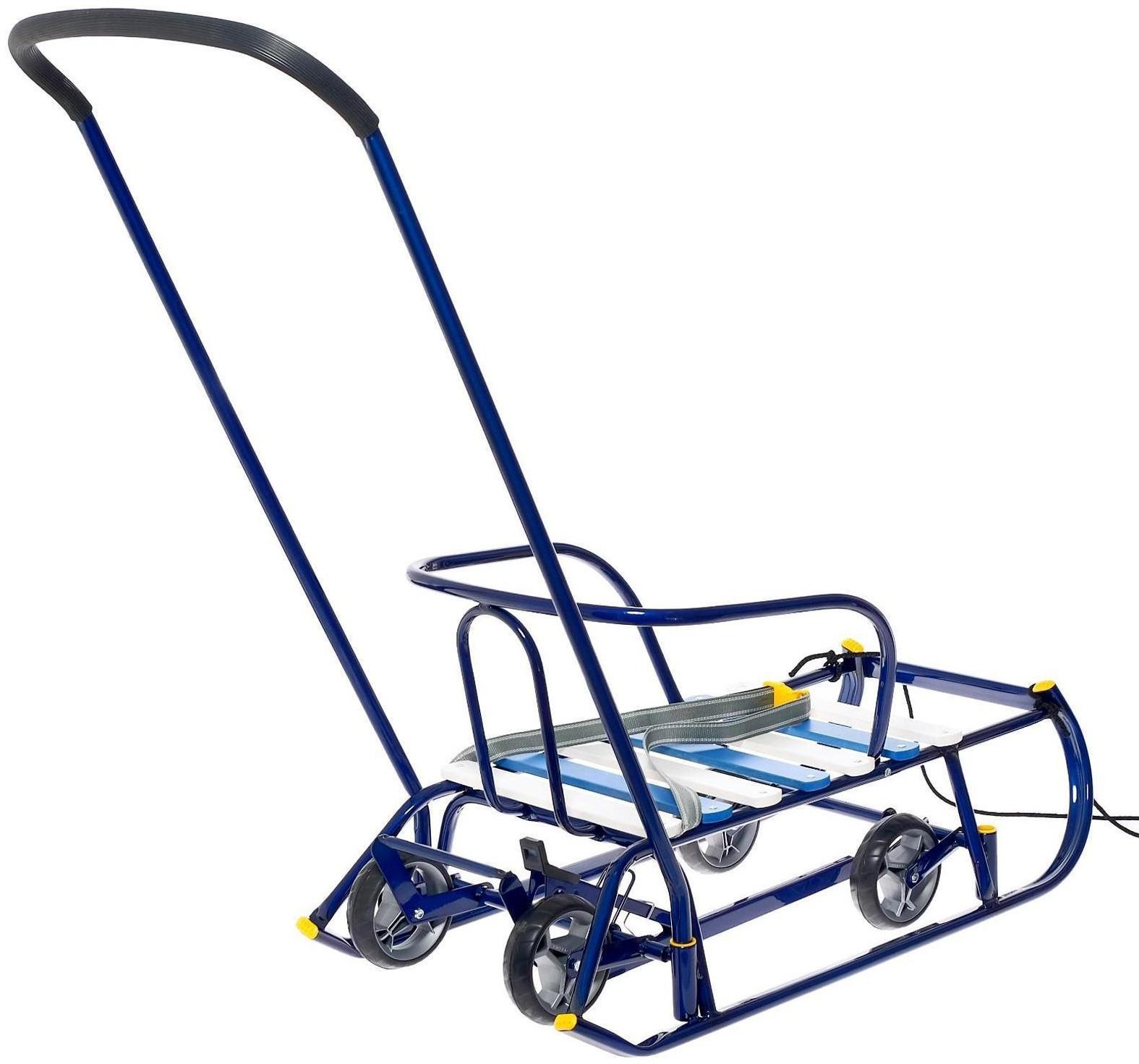 Санки «Тимка 6 универсал», синий лак