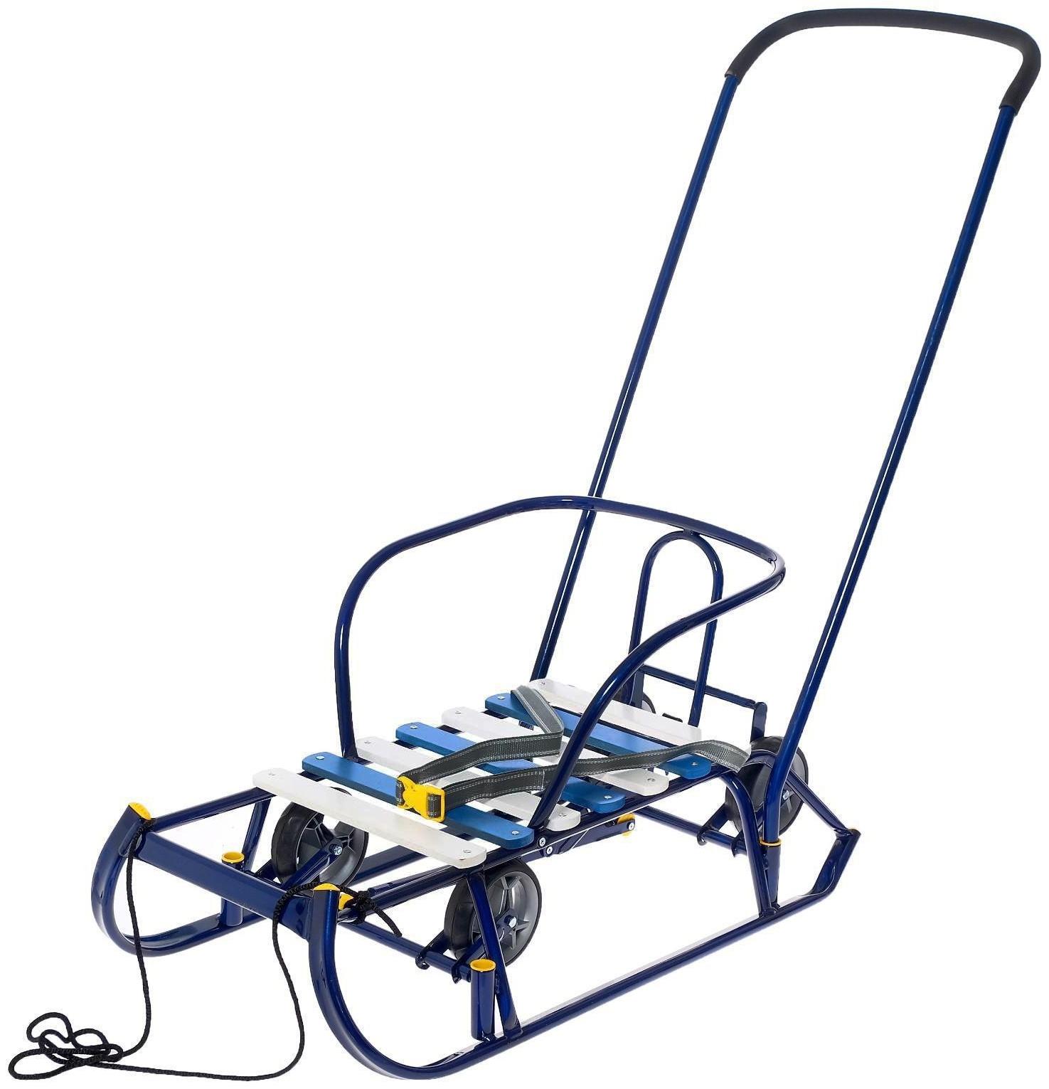 Санки «Тимка 6 универсал», синий лак