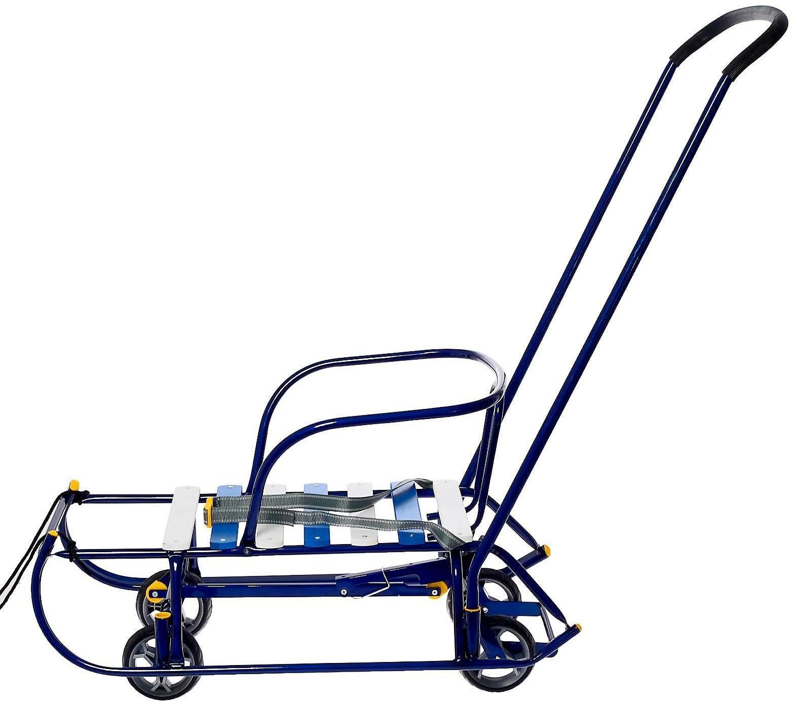 Санки «Тимка 6 универсал», синий лак