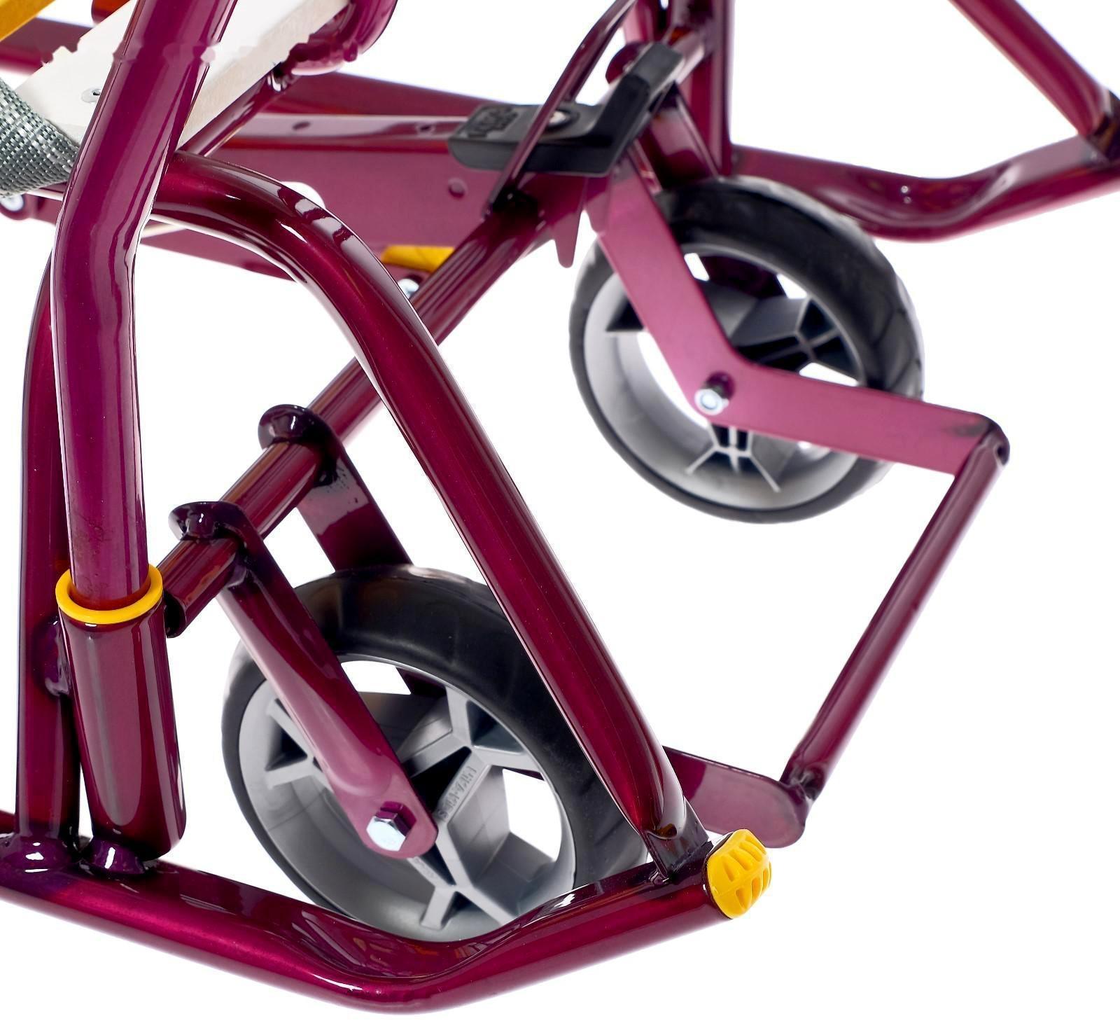 Санки «Тимка 6 универсал», амарантовый лак