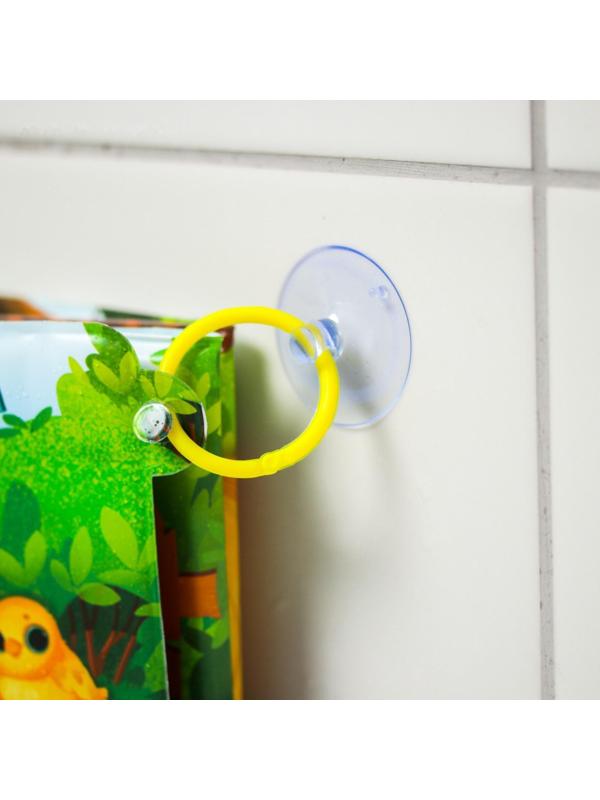 Книжка - гармошка для игры в ванне на присосках «Ферма»